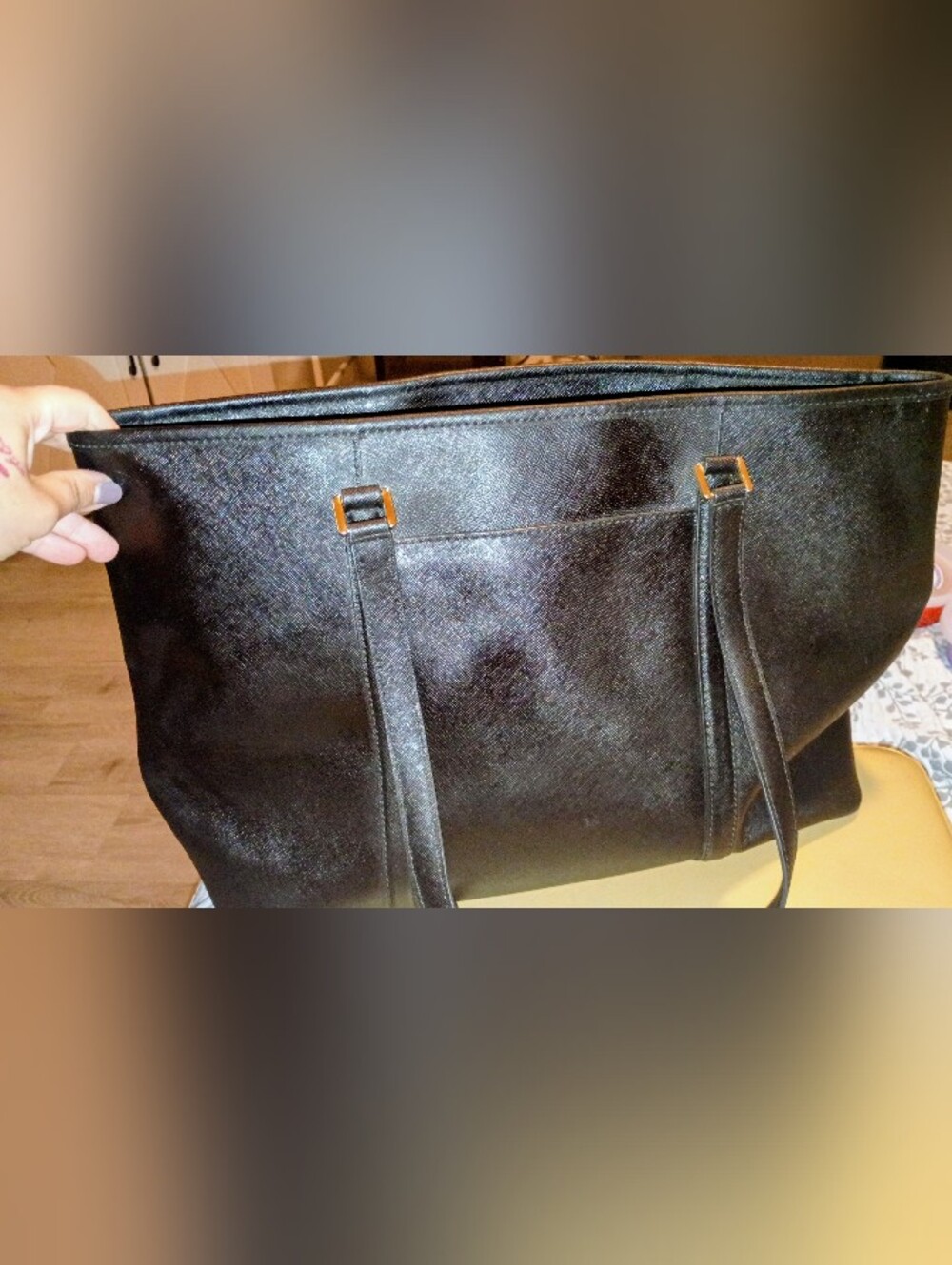 Genuine Michael Kors Large Black Tote - Picture 5 of 5